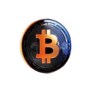 Schwebende Grafikkarte zur Darstellung von Krypto-Marktdatenanalysen